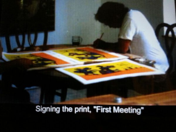Norval signing First Meeting print
