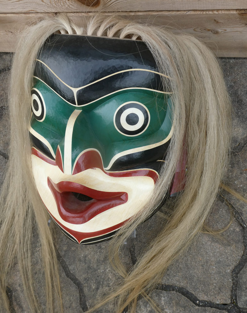 Northwest Coast Mask Artist Jay Brabant Canada Aboriginal ⋆ Copper ...